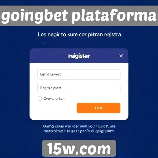 NOVO processo de registro no Goingbet facilita o acesso